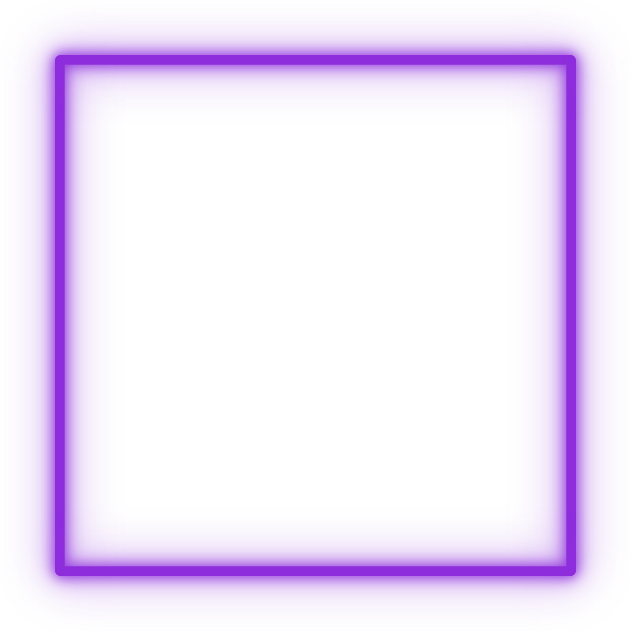 Purple square neon frame
